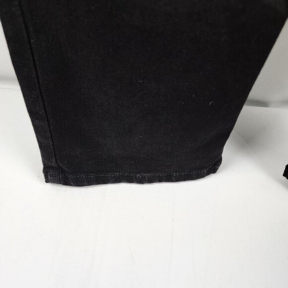 LANE BRYANT Jeans Women 14 Black Tighter Tummy High Rise Straight Leg Denim NWT - Picture 6 of 13